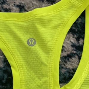 Lulu lemon yellow tank top